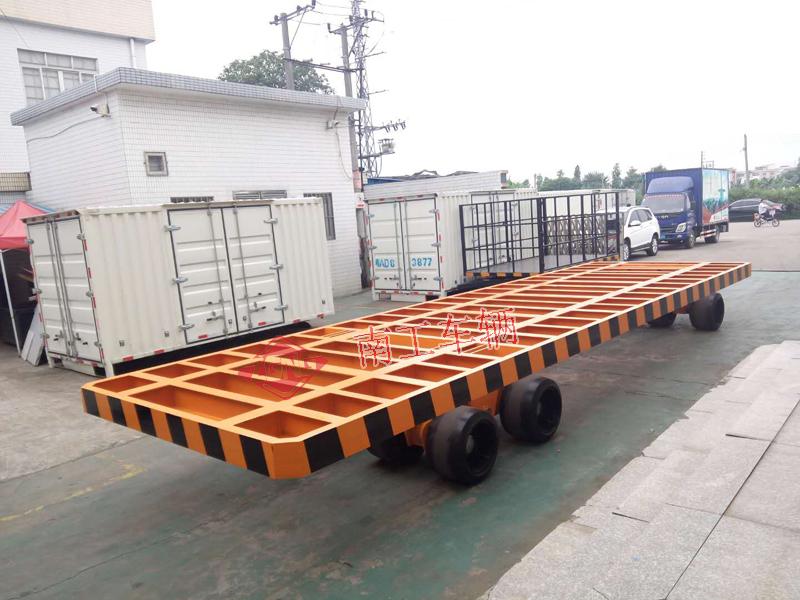 60 ton heavy-duty skeleton flat trailer