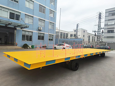 30噸重型12米牽引平板拖車橙色2I.jpg